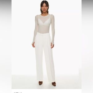 Aritzia Wilfred Effortless Pant in Light Birch